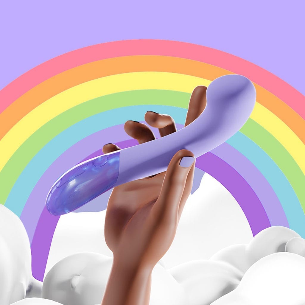Biird Gii Glow G‑spot vibrator - Lila hand