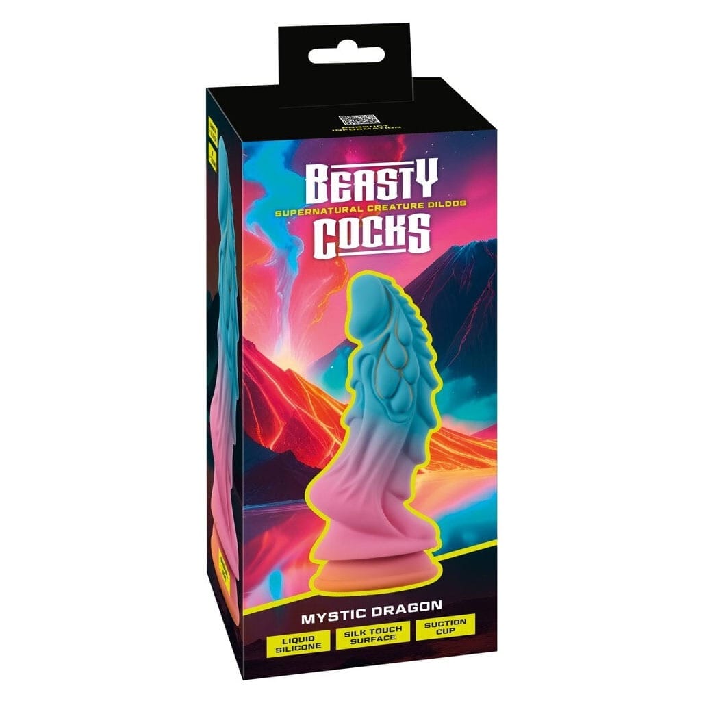 Beasty Cocks – Mystic Dragon Dildo met Zuignap verpakking