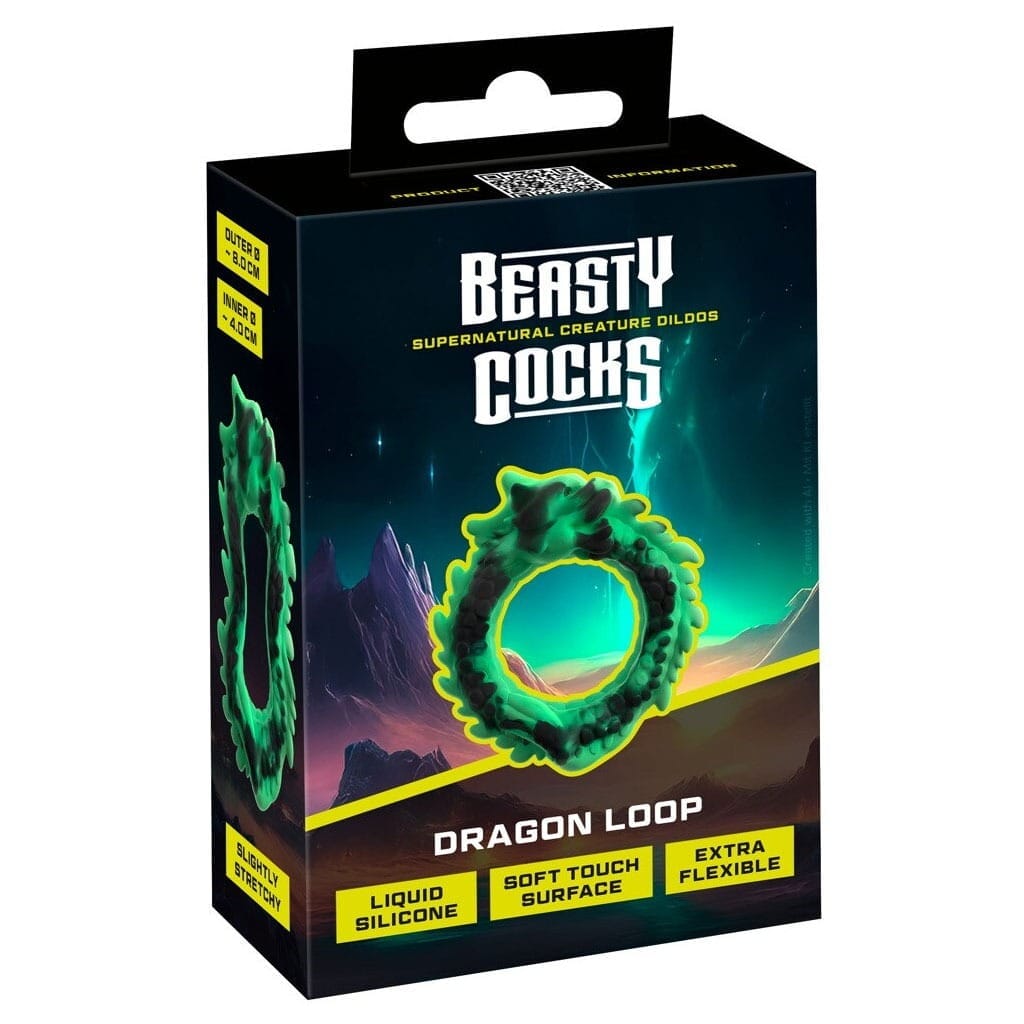 Beasty Cocks - Dragon Loop Cockring verpakking