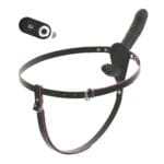 You2Toys - Vibrerende Dubbele Strap-On met Afstandsbediening dragen