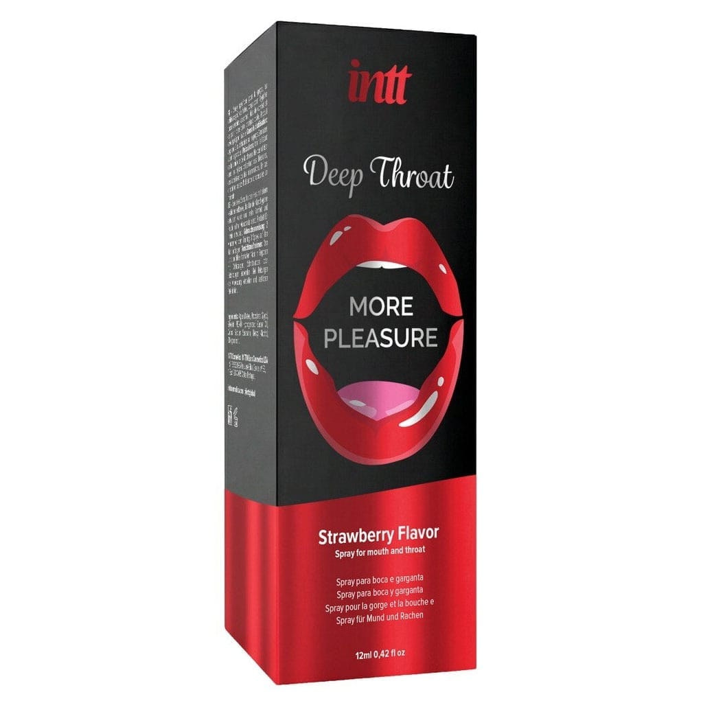 Intt - Deep Throat Spray - Strawberry verpakking