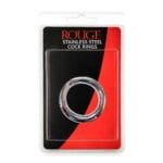 rouge metalen cockring