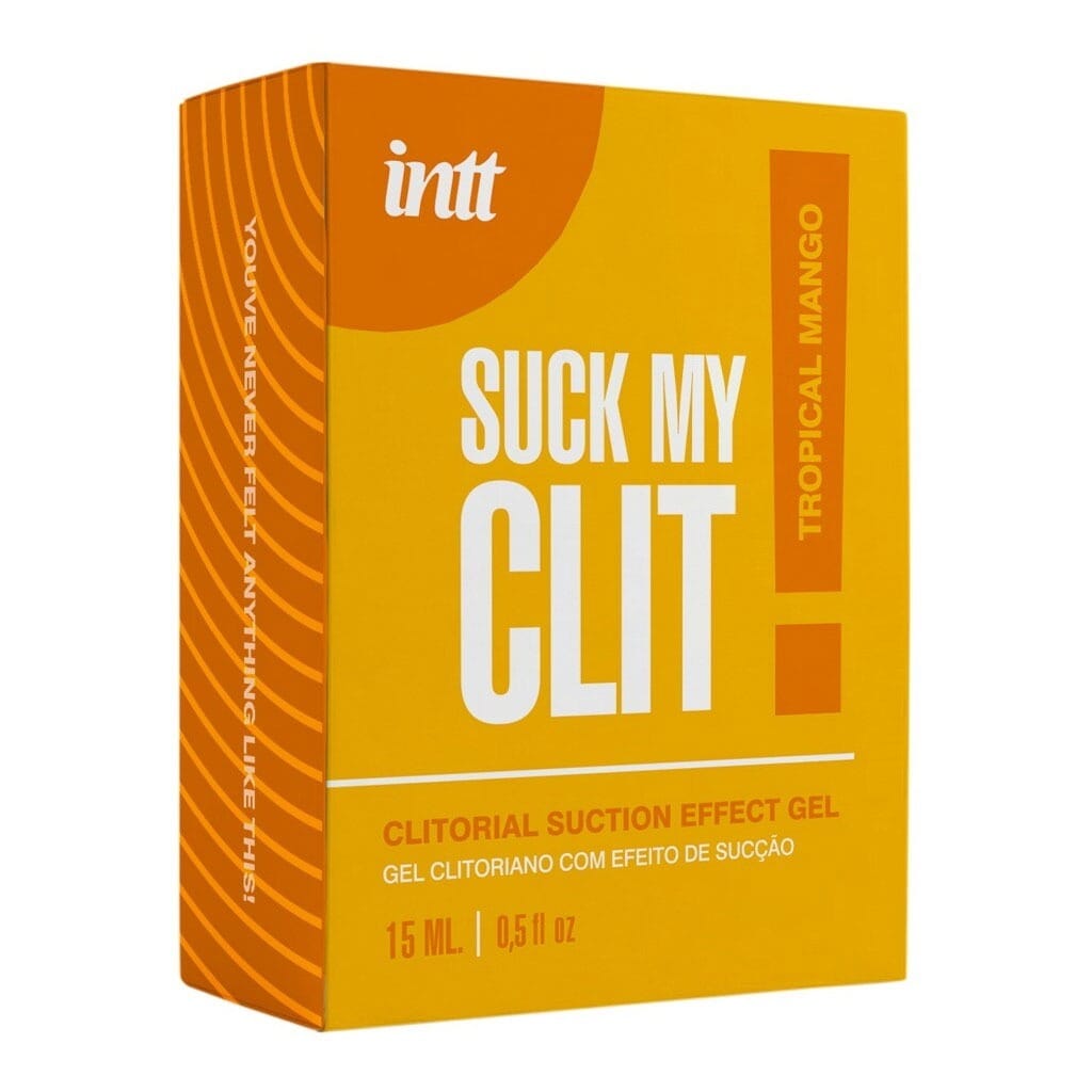 Intt - Suck My Clit Gel - Tropical Mango verpakking