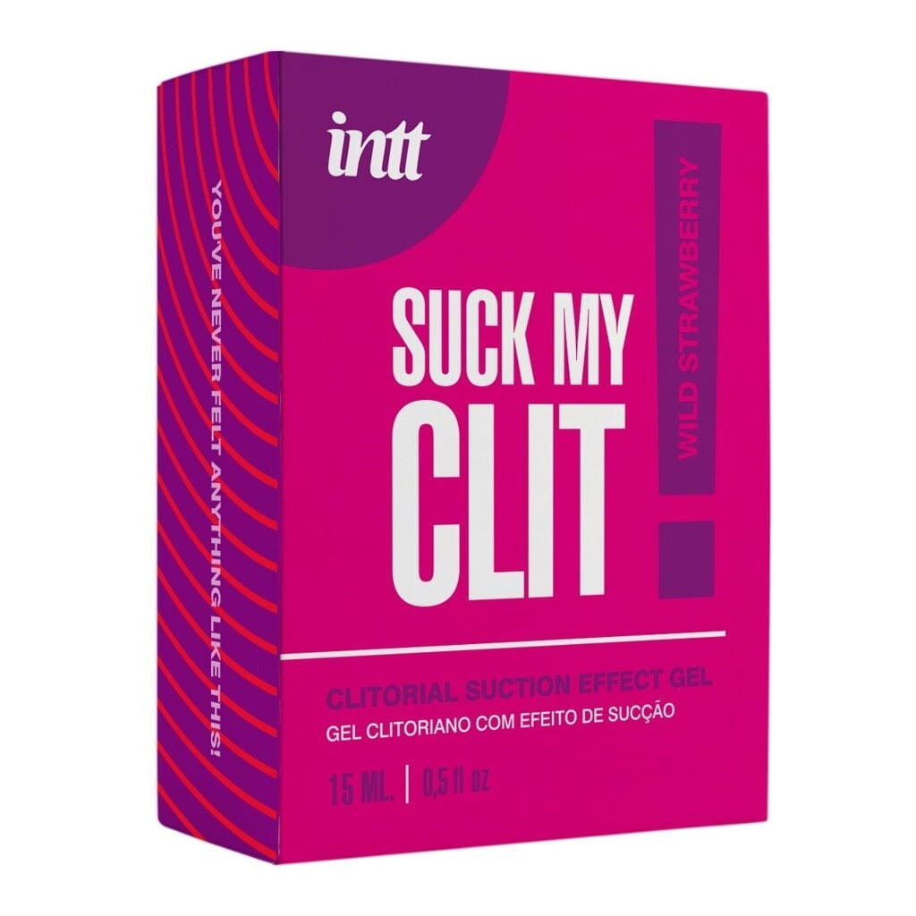 Intt - Suck My Clit Gel - Wild Strawberry verpakking