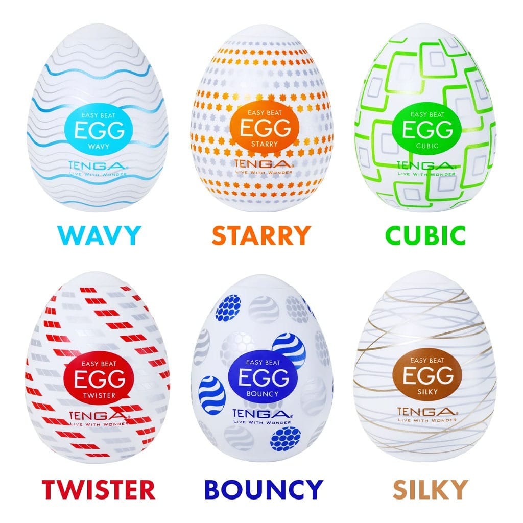 Tenga Eggs - Standard Variety Pack - 6 Stuks verschil