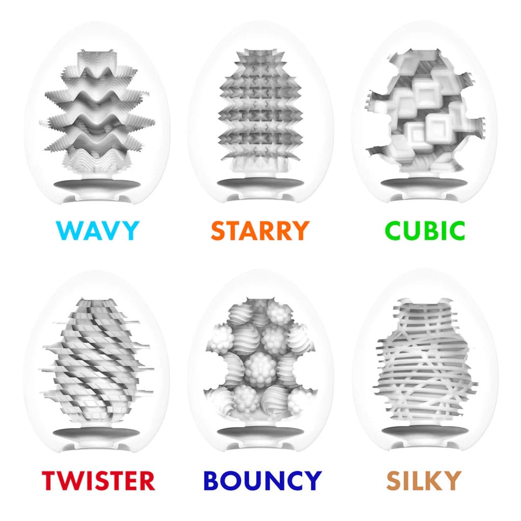 Tenga Eggs - Standard Variety Pack - 6 Stuks structuur