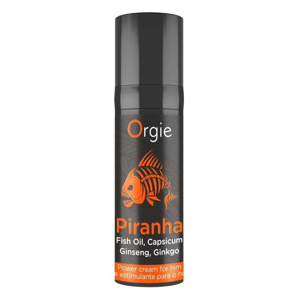 Orgie - Piranha Stimulerende Penis Crème gebruiken