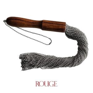 Rouge Beaded Metal Flogger