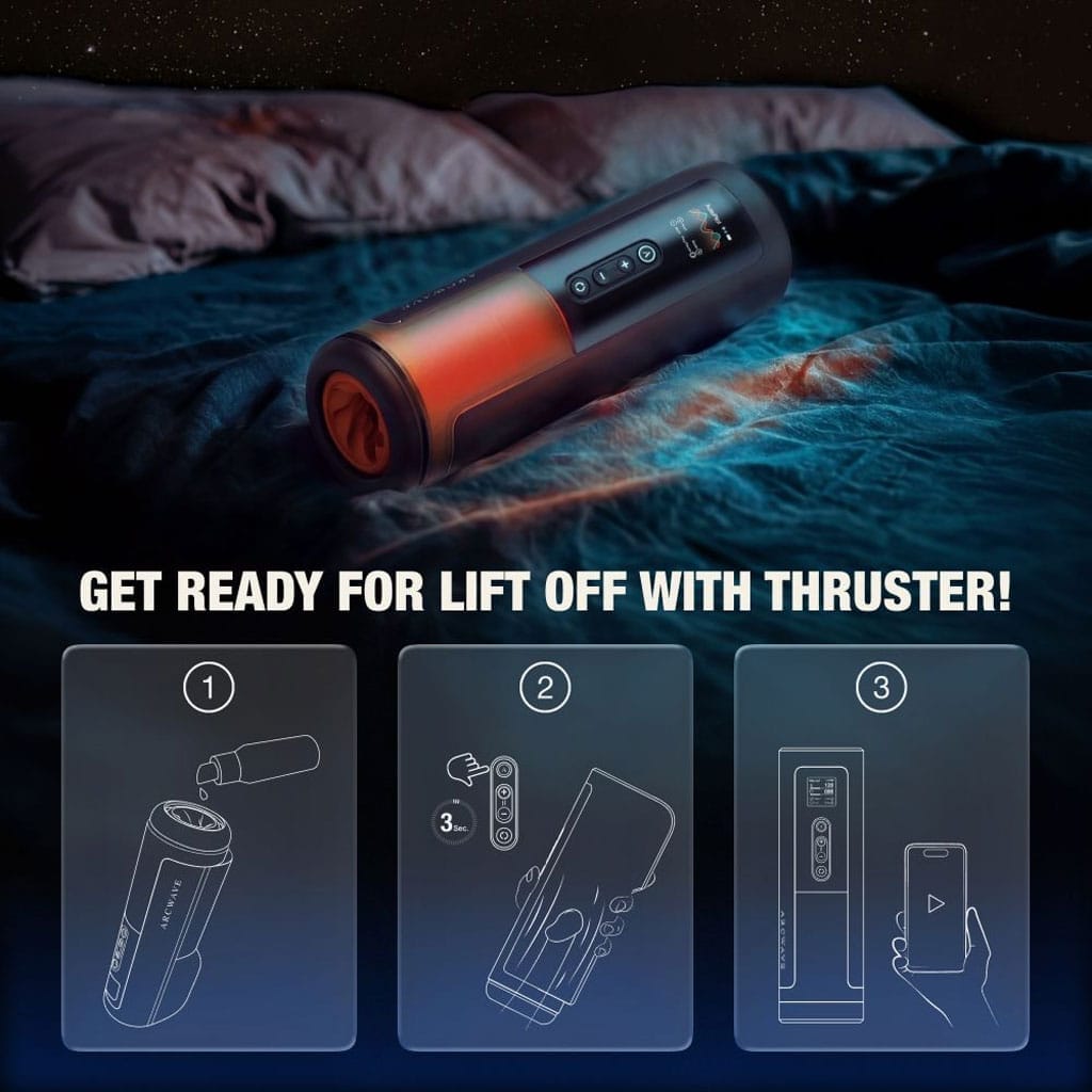 Arcwave - Thruster Automatische Masturbator met App gebruik