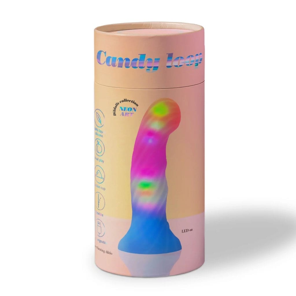 Love to Love - LED Dildo Candy Loop verpakking