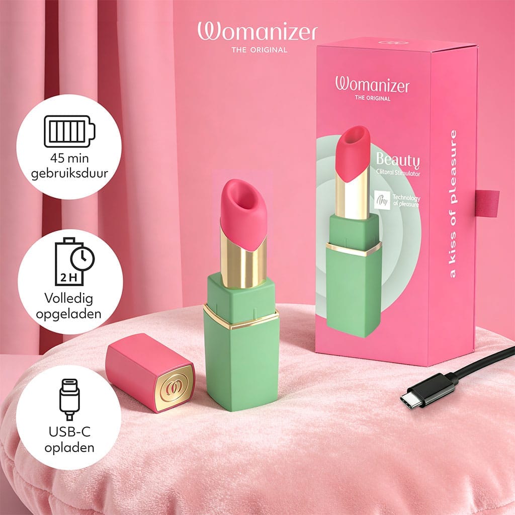 womanizer beauty roze groen opladen